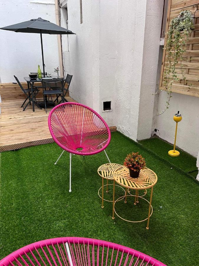Charmant appartement climatisé aux pieds de la cité Carcasona Exterior foto