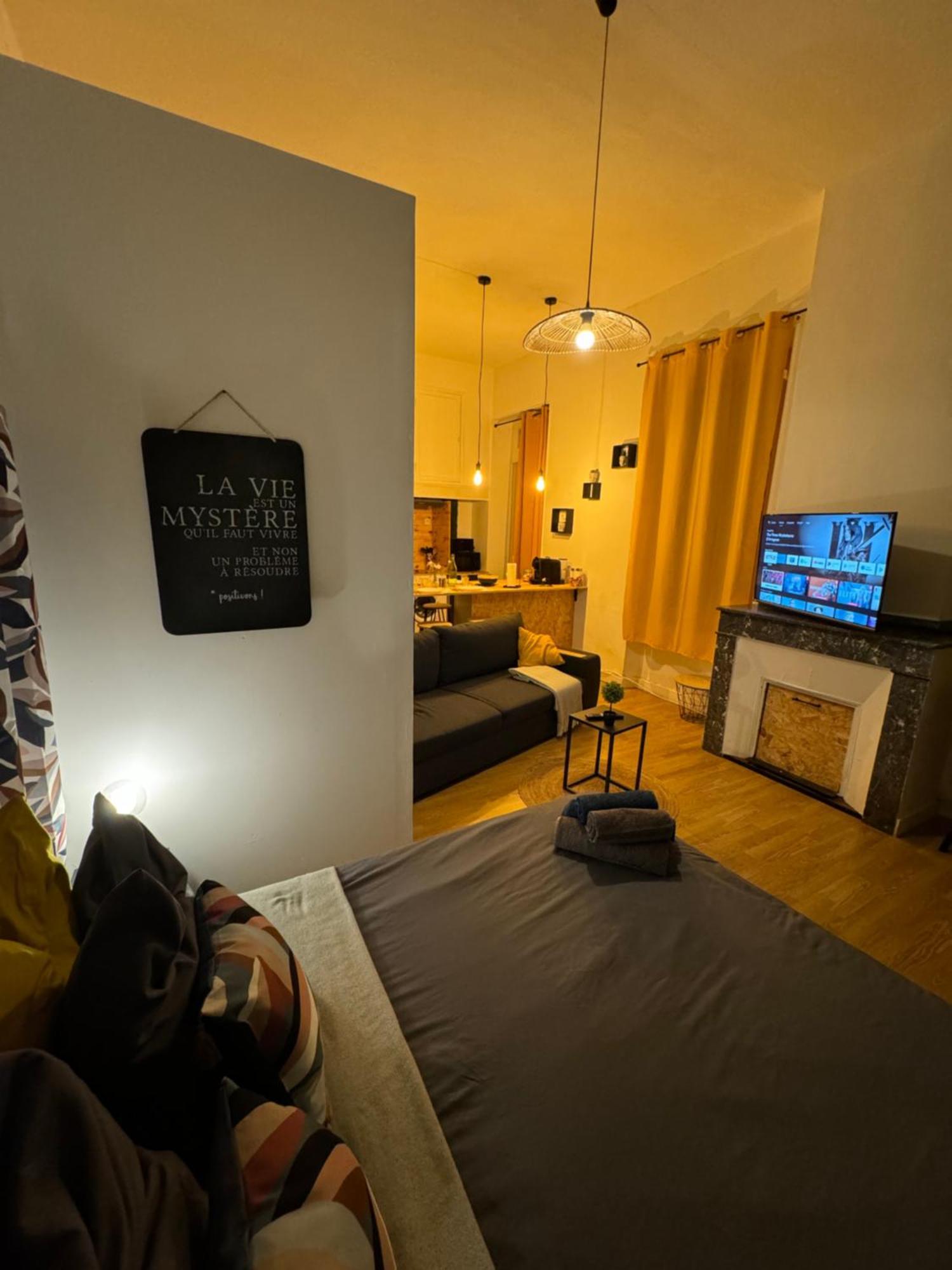 Charmant appartement climatisé aux pieds de la cité Carcasona Exterior foto