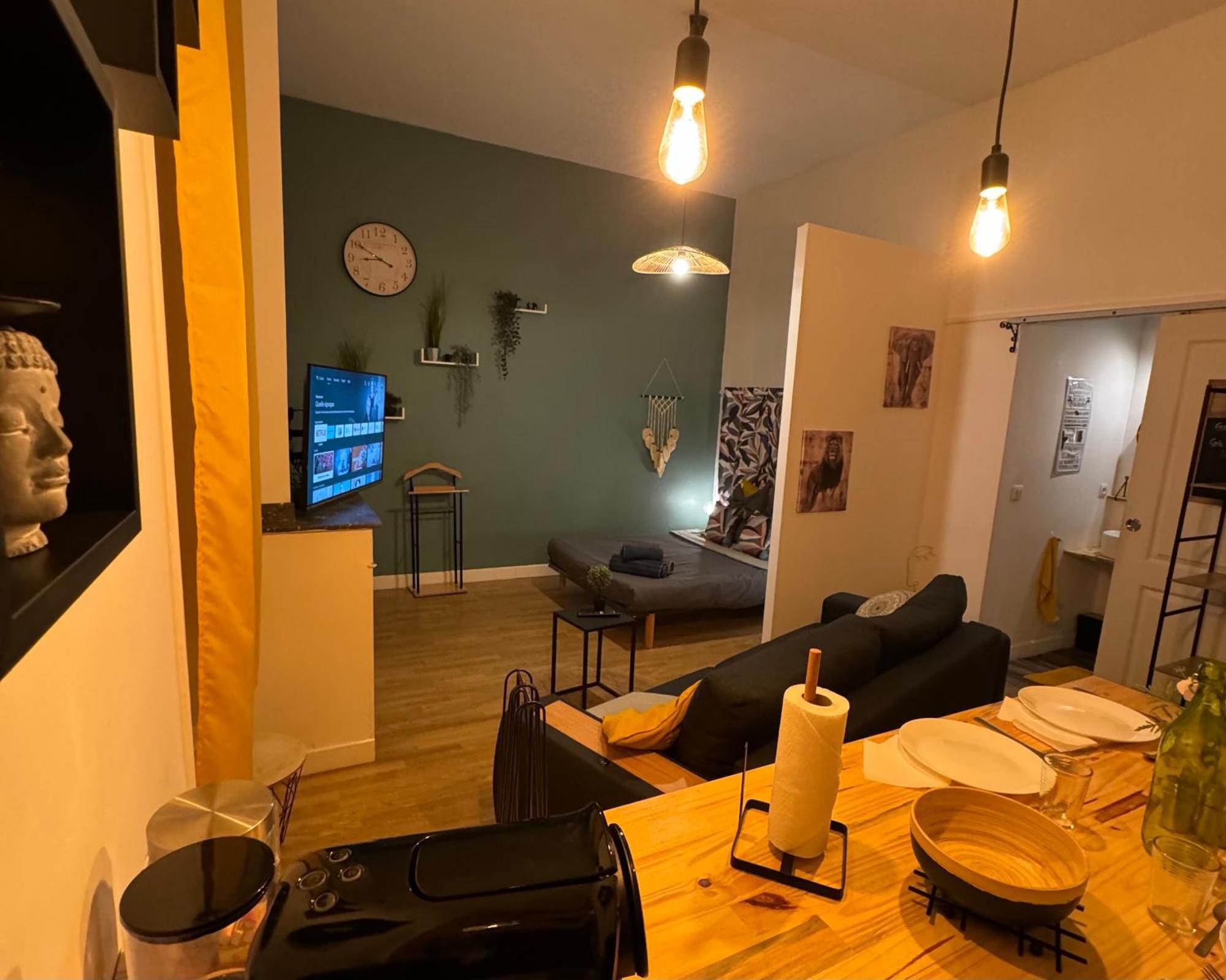 Charmant appartement climatisé aux pieds de la cité Carcasona Exterior foto